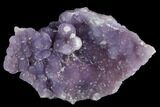 Purple, Druzy, Botryoidal Grape Agate - Indonesia #108069-1